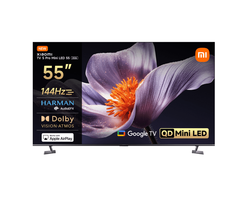 TV Xiaomi TV S 55" 144Hz Mini LED (-37% taniej!)