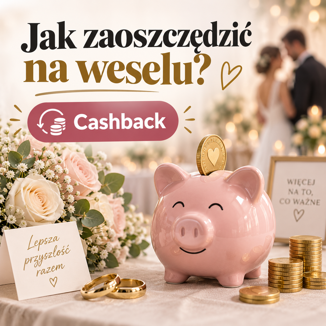 Jak zaoszczędzić na weselu? Cashback może obniżyć koszt sali i całej uroczystości
