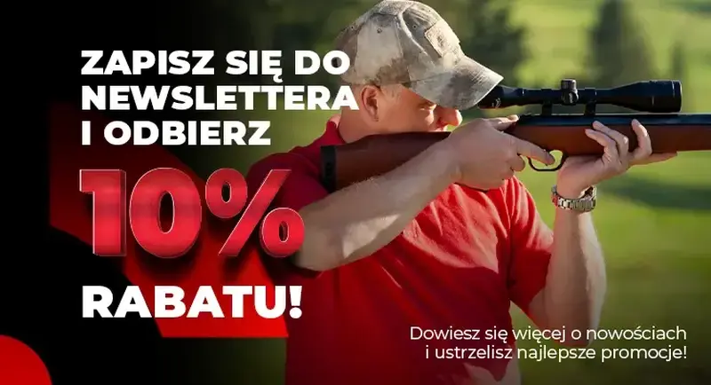 10% za zapis do newslettera - Broń.pl